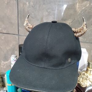 Givenchy canvas horned baseball cap